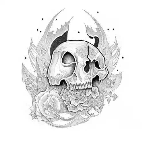 Coffin  tattoo design idea