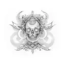 Coffin  tattoo design idea