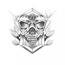 Coffin  tattoo design idea