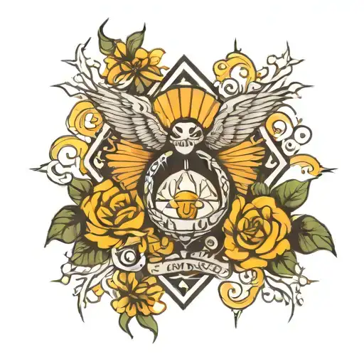 Because my ascension is light and my load is light tattoo design idea