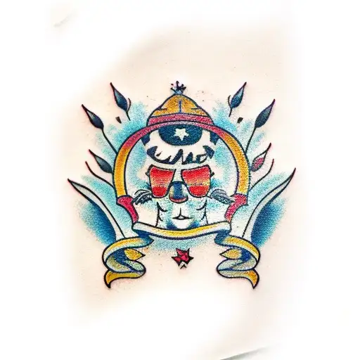 mini ada tattoo design idea