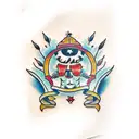 mini ada tattoo design idea