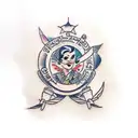 mini ada tattoo design idea