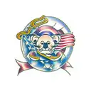 mini ada tattoo design idea