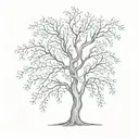 willow tree branches  tattoo design idea