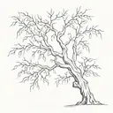 willow tree branches  tattoo design idea