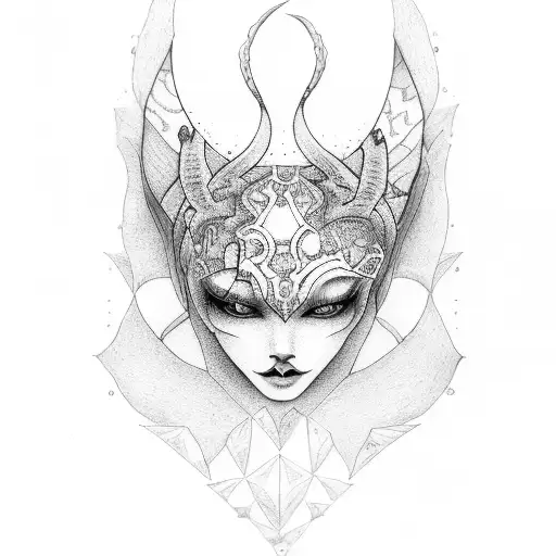 lilith tattoo design idea