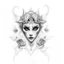 lilith tattoo design idea