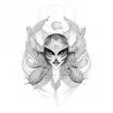 lilith tattoo design idea