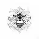 beehive tribal  tattoo design idea