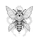 beehive tribal  tattoo design idea