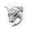 cubone and seiya tattoo design idea