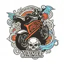 Yamaha logo tattoo design idea
