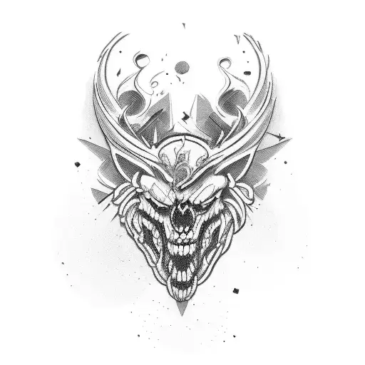 Rest in peace the noise is calling tattoo design idea