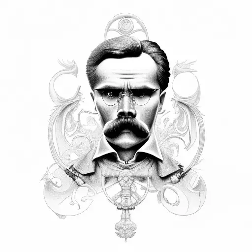 nietzsche tattoo design idea