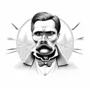 nietzsche tattoo design idea