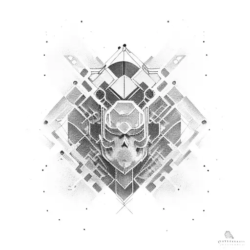 Cybernetics tattoo design idea