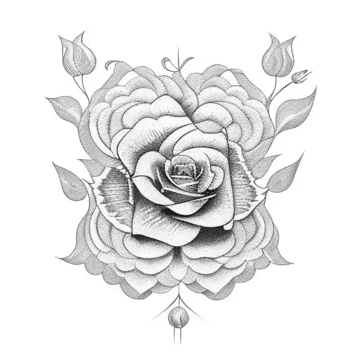 patchwork sleeve, incorporates a design inspired by the lyrics "no more tears, life will bring you many flowers" tattoo design idea