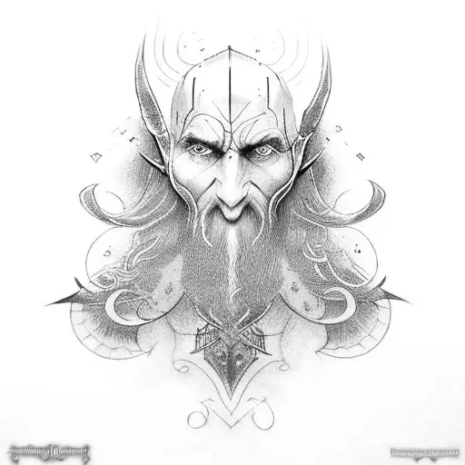 lotr tattoo design idea