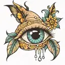 I SHED TEARS tattoo design idea