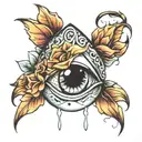 I SHED TEARS tattoo design idea