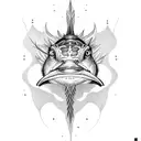 marlin tattoo design idea