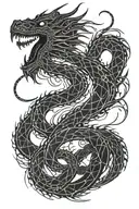 Balerion THE BLACK DREAD tattoo design idea