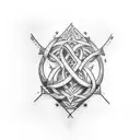 keith haring tattoo design idea