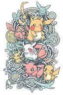 pokemon tattoo design idea