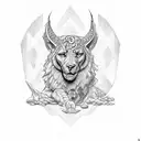 atlas with versace tattoo design idea