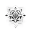 Make a fineline tatoo using elden ring and blasphemous inspiration tattoo design idea