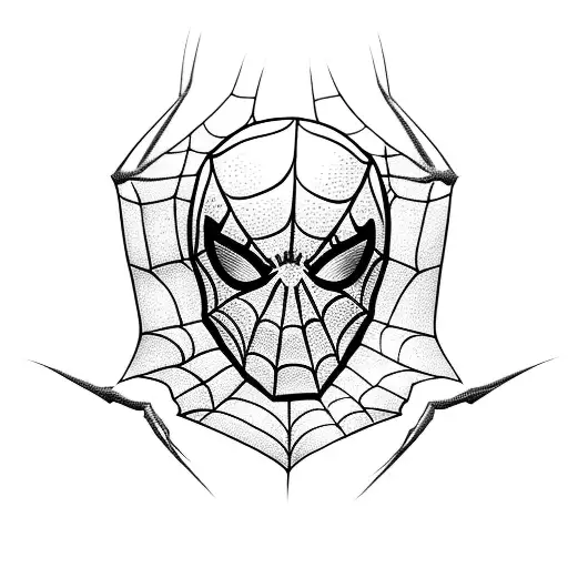 Spider-man old school tattoo tattoo design idea