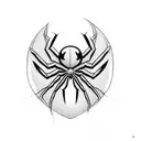 Spider-man old school tattoo tattoo design idea