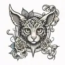 fool in love tattoo design idea