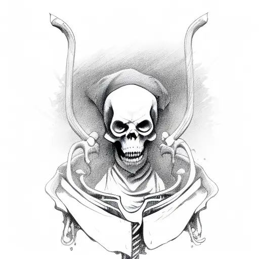 Grim Reaper tattoo design idea