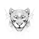 Panther tattoo design idea