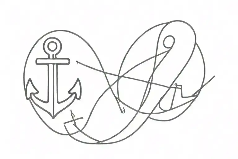 Aaliyah and an anchor tattoo design idea