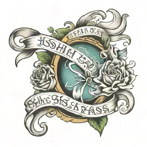 Isaiah 43 "this too shall pass" tattoo design idea