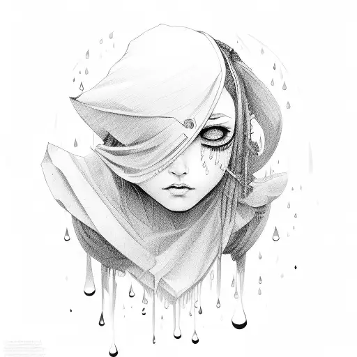 tear drops on my guitar  tattoo design idea