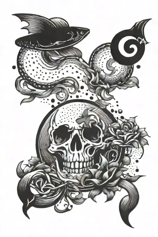 money dream sea success happiness tattoo design idea