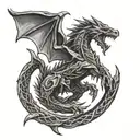 Skyrim logo tattoo design idea