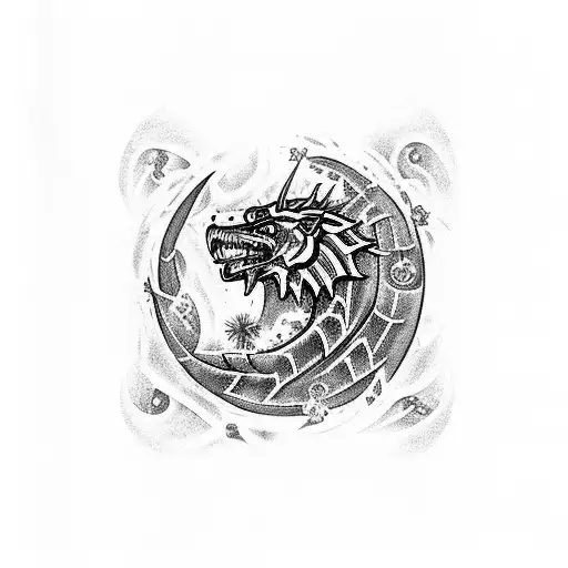 A Song of Ice and Fire tattoo design idea