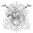 A Song of Ice and Fire tattoo design idea