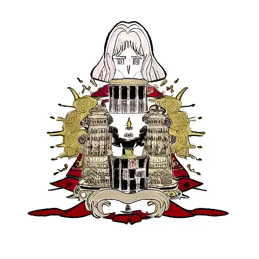 Harry Potter: Reliquias da morte com uma cobra entrelaçada nelas com a frase "Afeter All This Time? Always tattoo design idea