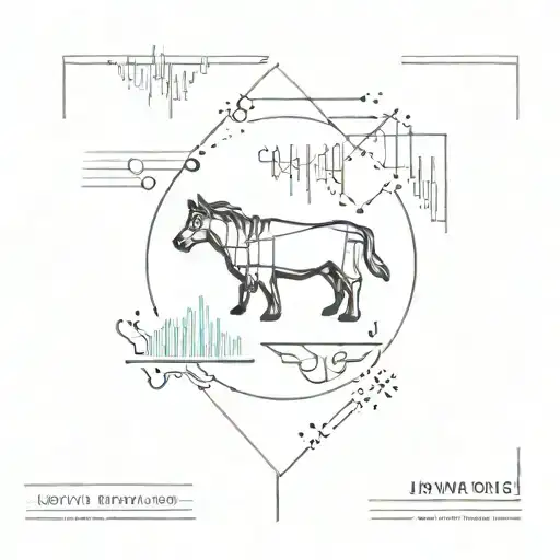 stock market design tattoo design idea