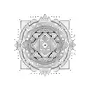 peruvian pattern tattoo design idea