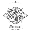 faith, grace and trust tattoo design idea