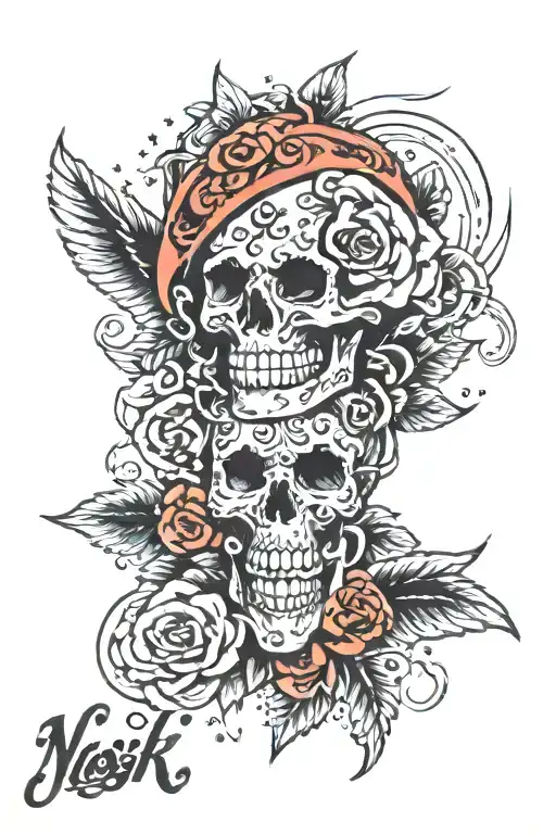 no risk no story tattoo design idea