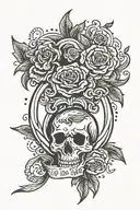 no risk no story tattoo design idea