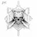 cj in negative on hand  tattoo design idea